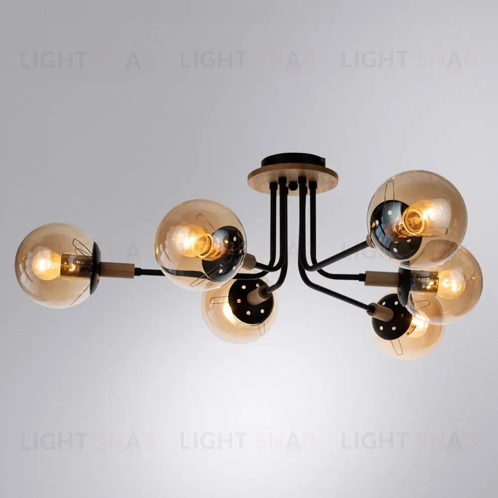 Потолочная люстра Arte Lamp Oxford A2716PL-6BK A2716PL-6BK