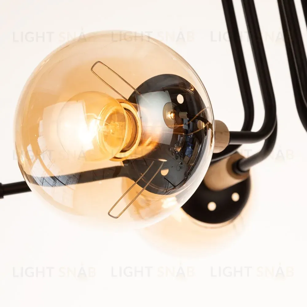 Потолочная люстра Arte Lamp Oxford A2716PL-6BK A2716PL-6BK