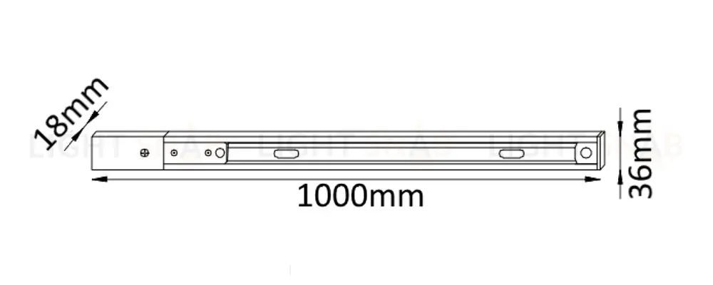 Шинопровод однофазный с питанием и заглушкой Crystal Lux CLT 0.11 CLT 0.11 01 L1000 WH CLT 0.11 01 L1000 WH