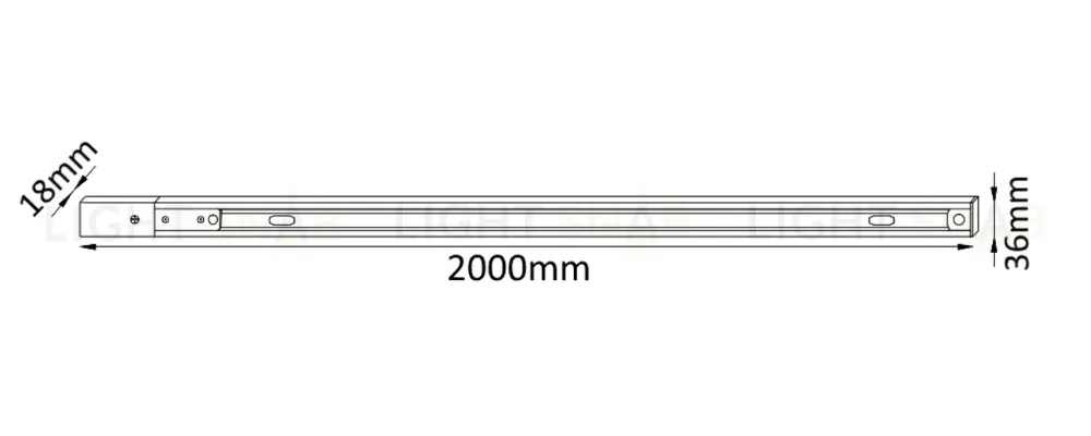 Шинопровод однофазный с питанием и заглушкой Crystal Lux CLT 0.11 CLT 0.11 01 L2000 BL CLT 0.11 01 L2000 BL