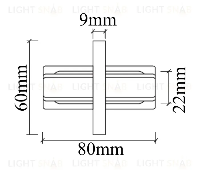Соединитель линейный (однофазный) Crystal Lux CLT 0.2211 CLT 0.2211 01 BL CLT 0.2211 01 BL