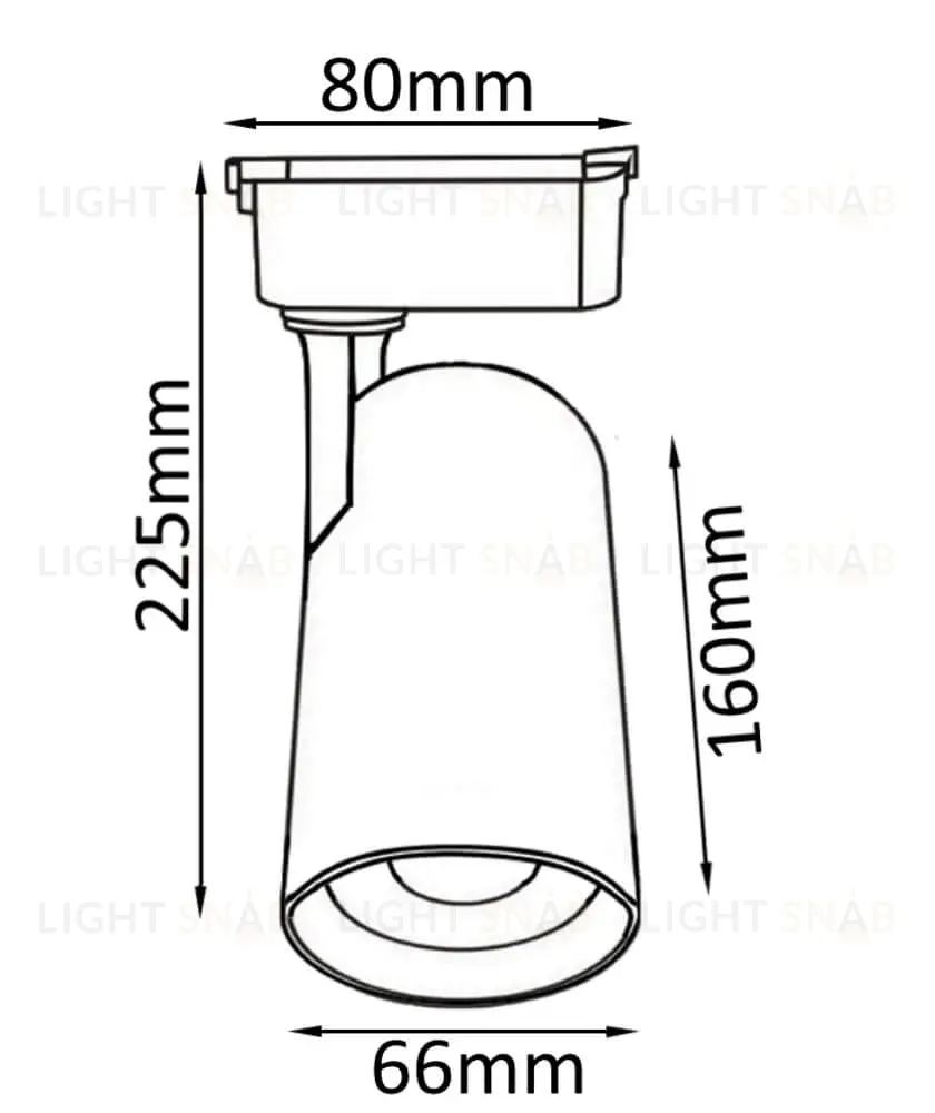 Трековый светильник Crystal Lux CLT 0.31 006 CLT 0.31 006 20W WH CLT 0.31 006 20W WH