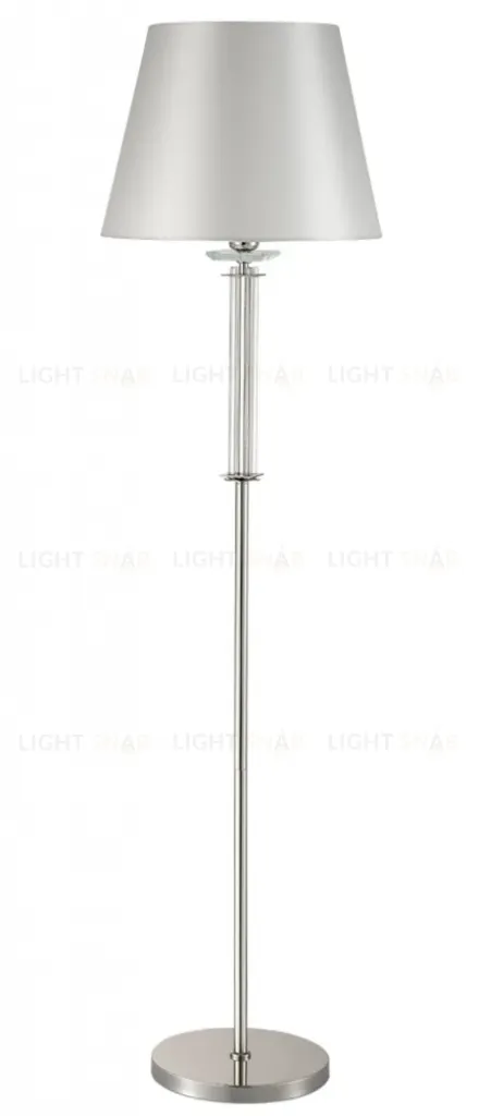 Торшер Crystal Lux Nicolas NICOLAS PT1 NICKEL/WHITE NICOLAS PT1 NICKEL/WHITE
