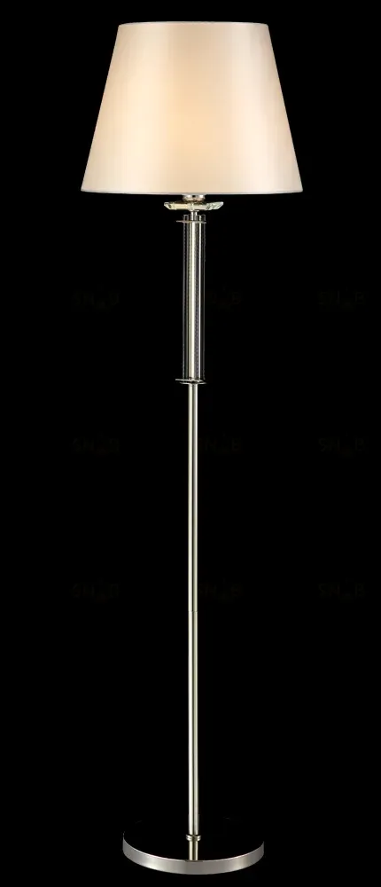 Торшер Crystal Lux Nicolas NICOLAS PT1 NICKEL/WHITE NICOLAS PT1 NICKEL/WHITE