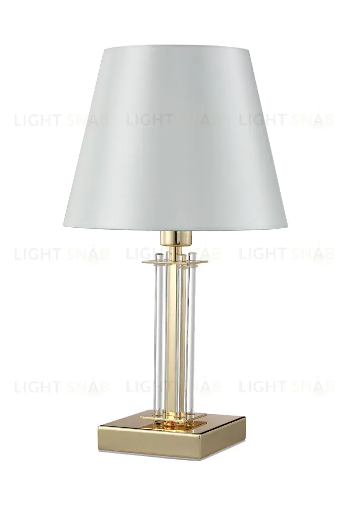 Настольная лампа Crystal Lux Nicolas NICOLAS LG1 GOLD/WHITE NICOLAS LG1 GOLD/WHITE