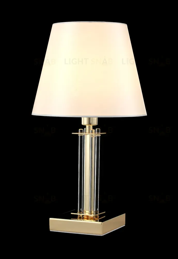 Настольная лампа Crystal Lux Nicolas NICOLAS LG1 GOLD/WHITE NICOLAS LG1 GOLD/WHITE