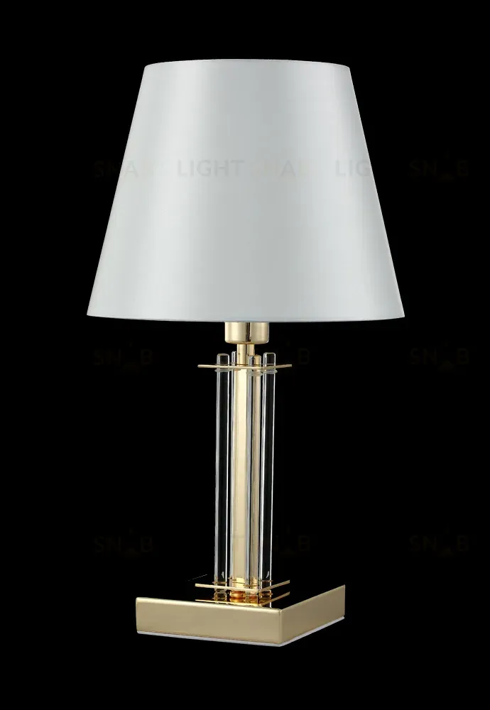 Настольная лампа Crystal Lux Nicolas NICOLAS LG1 GOLD/WHITE NICOLAS LG1 GOLD/WHITE