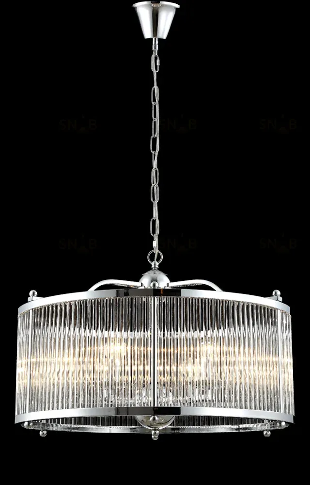 Подвесная люстра Crystal Lux Tadeo TADEO SP6 D600 CHROME/TRANSPARENTE TADEO SP6 D600 CHROME/TRANSPARENTE