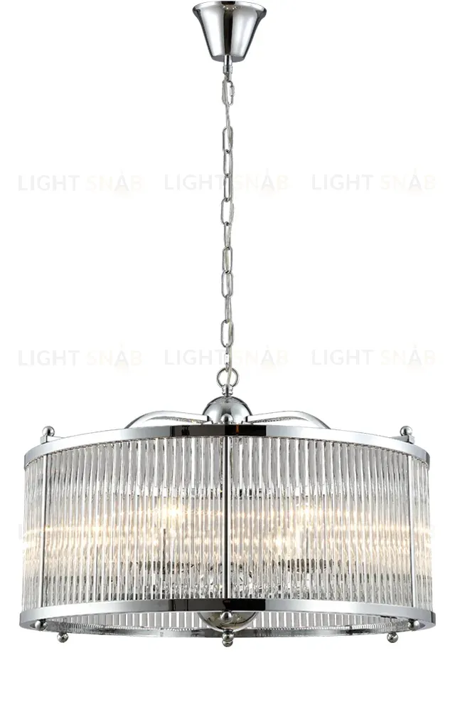 Подвесная люстра Crystal Lux Tadeo TADEO SP6 D600 CHROME/TRANSPARENTE TADEO SP6 D600 CHROME/TRANSPARENTE
