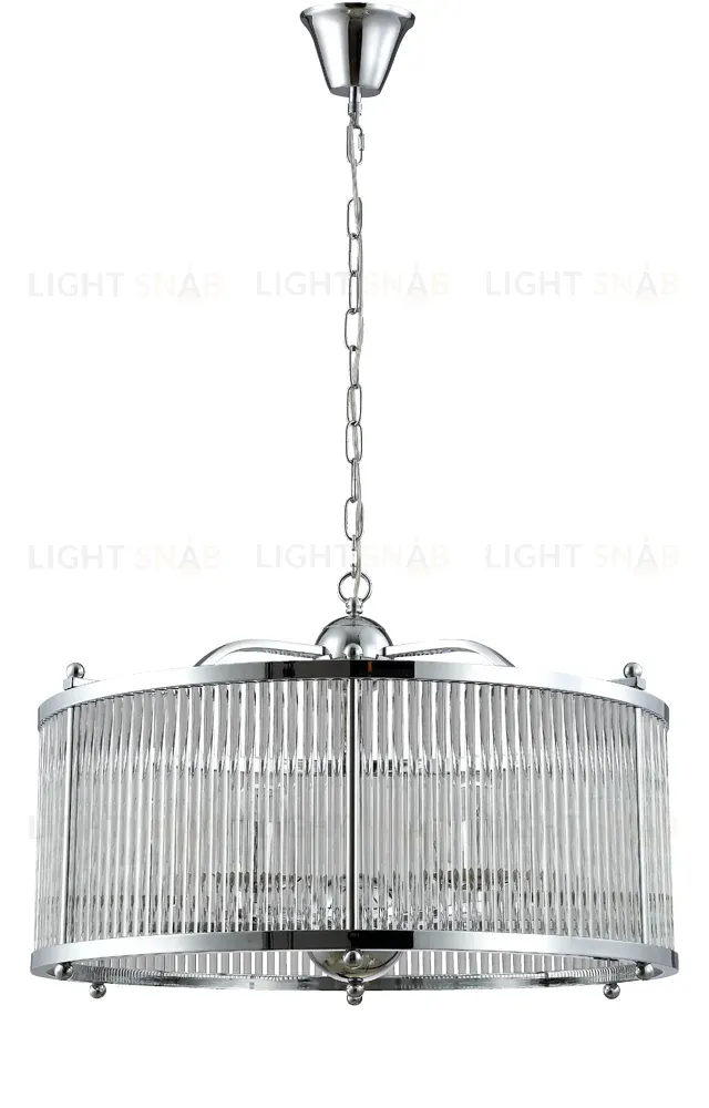 Подвесная люстра Crystal Lux Tadeo TADEO SP6 D600 CHROME/TRANSPARENTE TADEO SP6 D600 CHROME/TRANSPARENTE