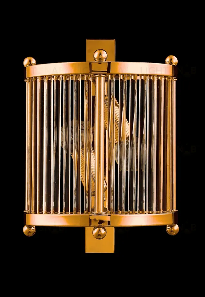 Настенный светильник Crystal Lux Tadeo TADEO AP2 GOLD/TRANSPARENTE TADEO AP2 GOLD/TRANSPARENTE