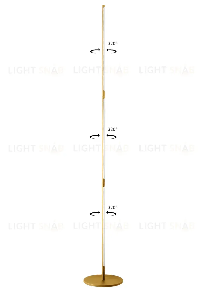 Торшер Crystal Lux Largo LARGO PT25W GOLD LARGO PT25W GOLD