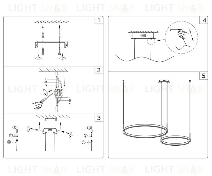 Подвесная люстра Kink Light ТОР 08219,19PA (4000K) 08219,19PA(4000K)