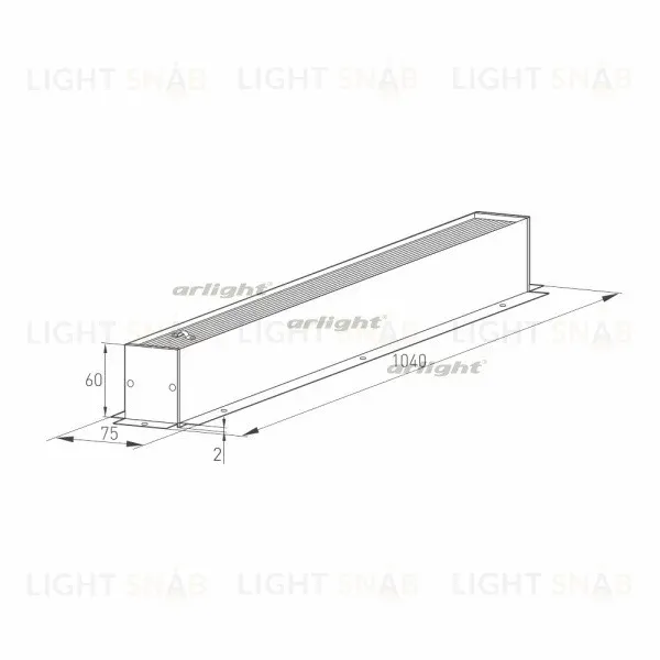 Шинопровод Arlight MAG-TRACK-4560-F 026898(1) 026898(1)