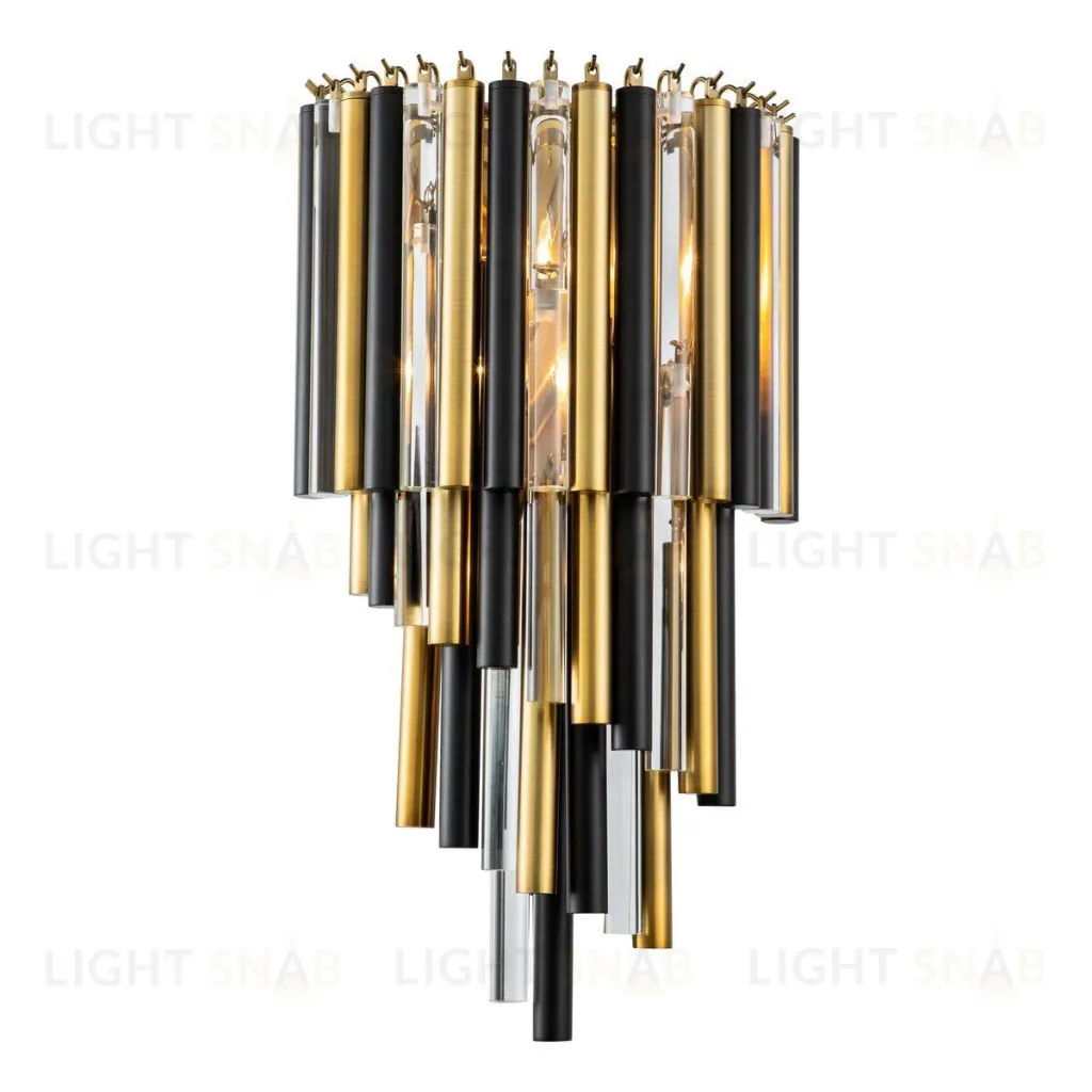 Настенный светильник iLamp Tribeca 097B-3 Matt BronzeBlack 097B-3 MBR+BK