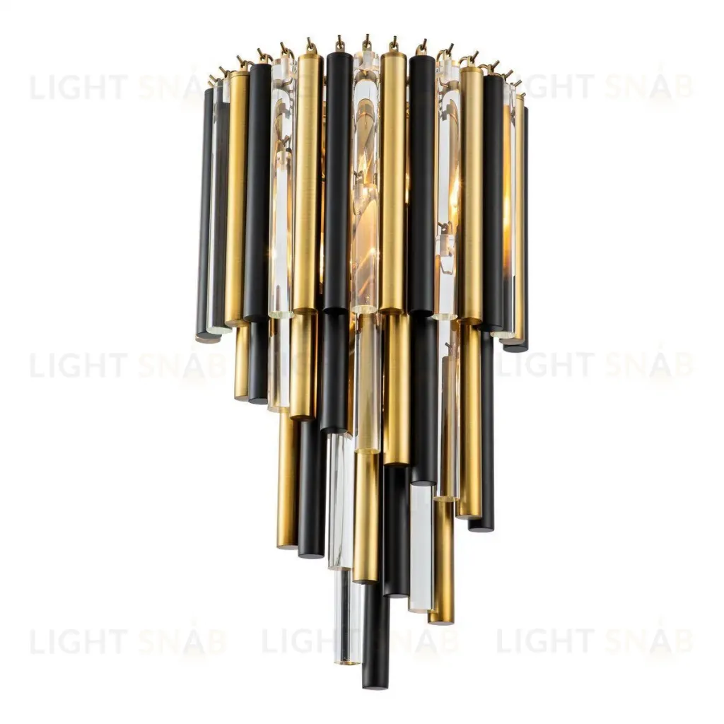 Настенный светильник iLamp Tribeca 097B-3 Matt BronzeBlack 097B-3 MBR+BK