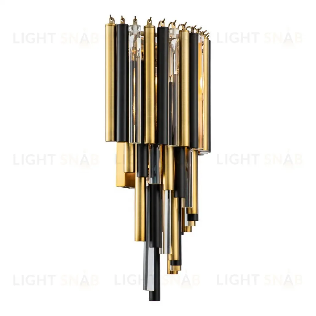 Настенный светильник iLamp Tribeca 097B-3 Matt BronzeBlack 097B-3 MBR+BK