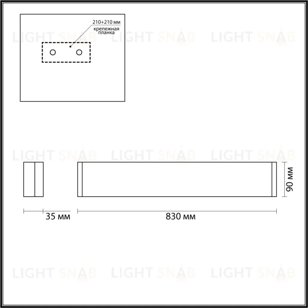 Настенный светильник Odeon Light Framant 4293/30WL 4293/30WL