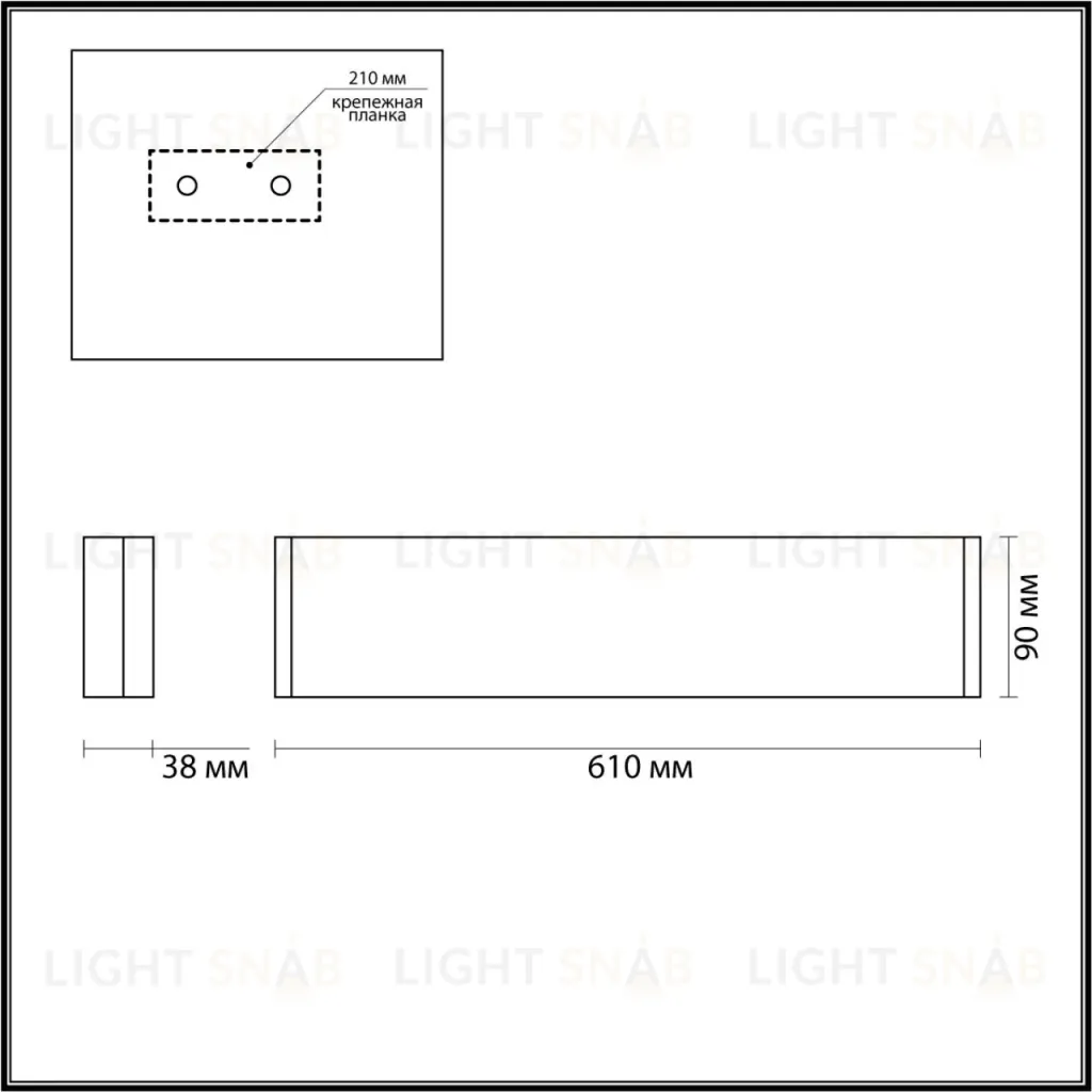 Настенный светильник Odeon Light Framant 4295/20WL 4295/20WL