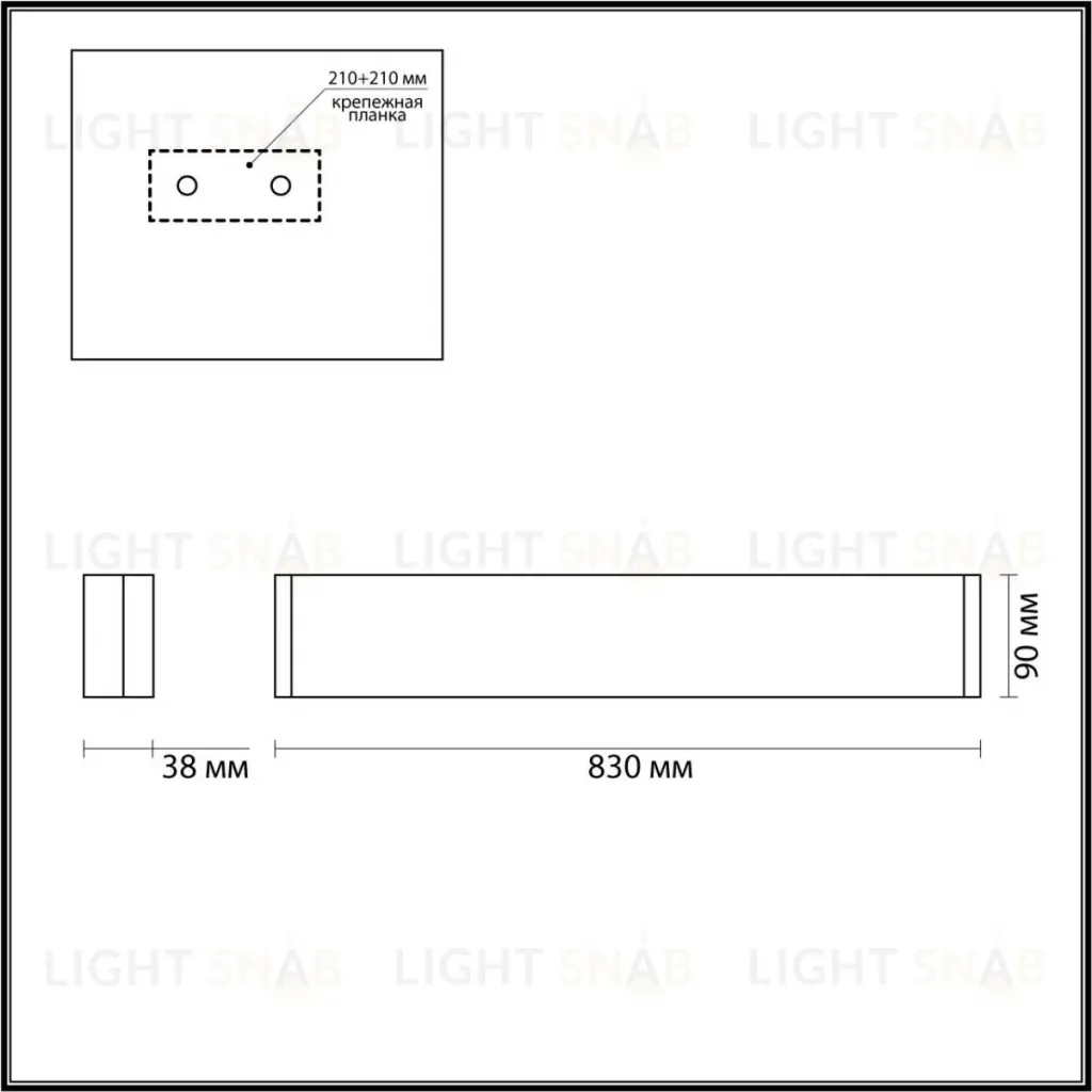 Настенный светильник Odeon Light Framant 4295/30WL 4295/30WL