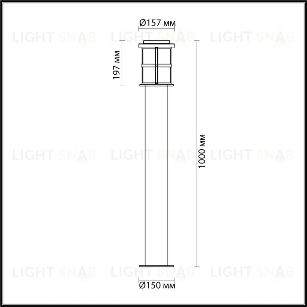 Уличный светильник Odeon Light Magus 4964/1F 4964/1F