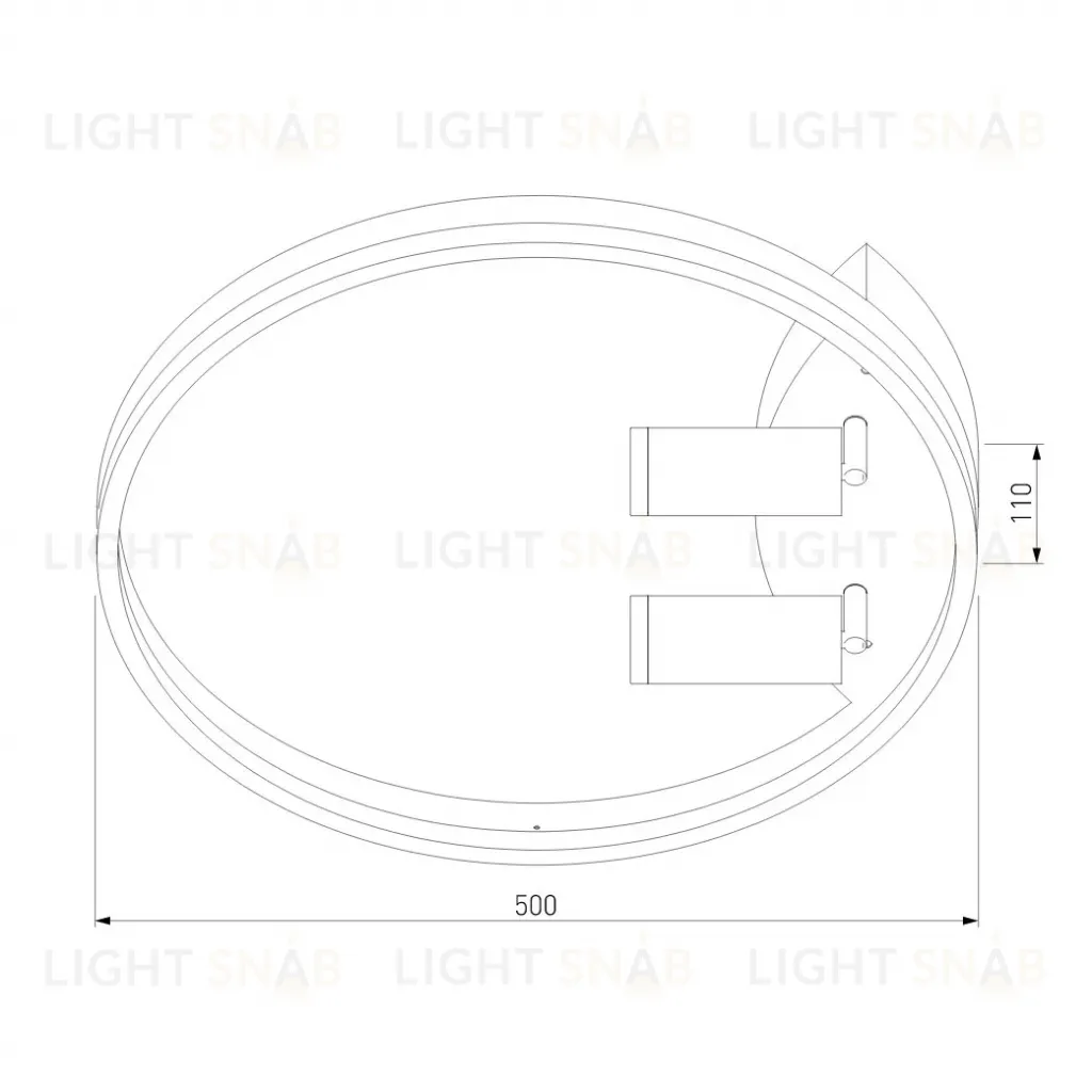 Потолочная люстра Eurosvet Luminari 90247/3 белый/хром Smart 90247/3 белый/хром Smart