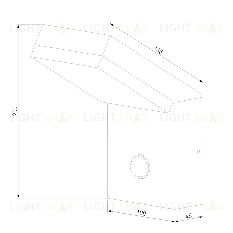 Уличный настенный светильник Elektrostandard Sensor 4690389175008 4690389175008
