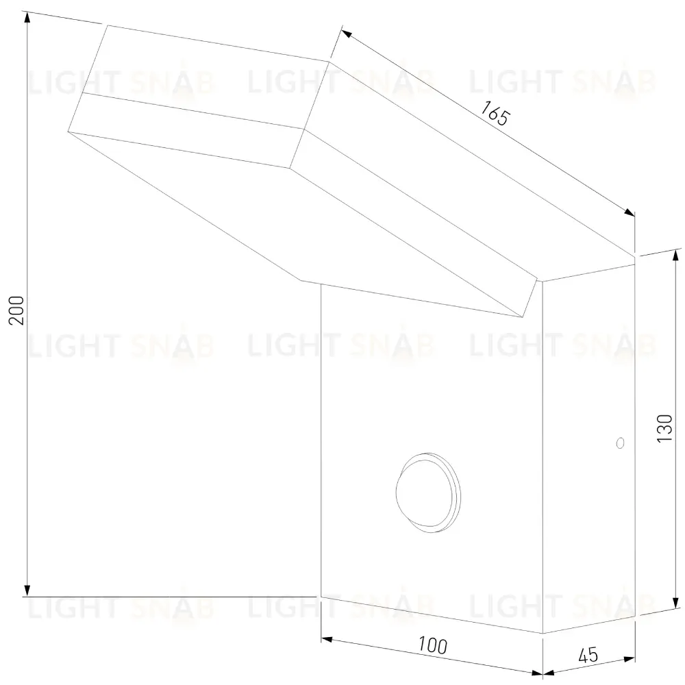 Уличный настенный светильник Elektrostandard Sensor 4690389175015 a053946 4690389175015