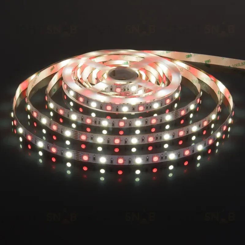 Светодиодная лента Elektrostandard 24V 14,4W 60Led 5050+5050 IP20 MIX RGB/холодный белый, 5м 4690389172274 4690389172274