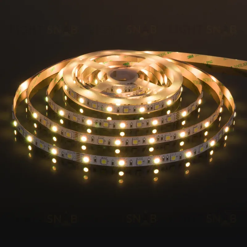 Светодиодная лента Elektrostandard 24V 14,4W 60Led 5050+5050 IP20 MIX RGB/холодный белый, 5м 4690389172274 4690389172274