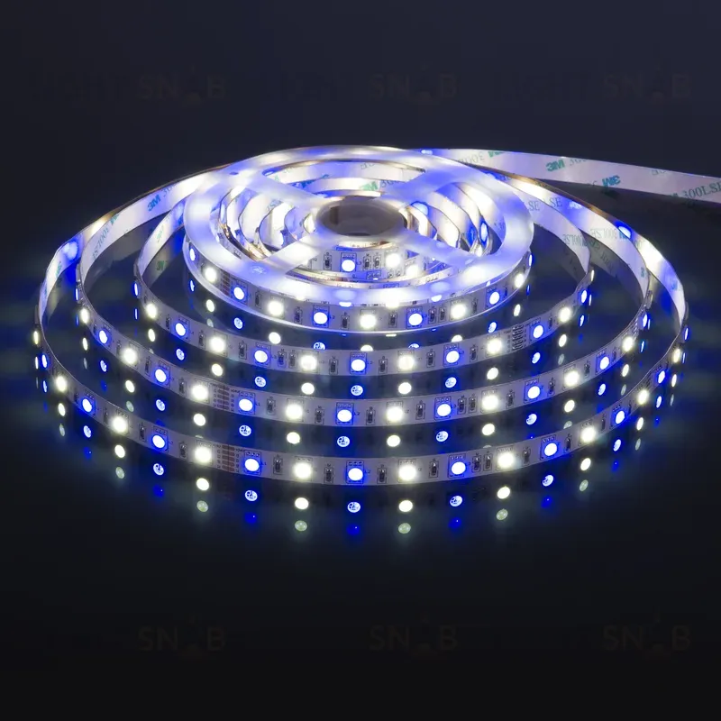 Светодиодная лента Elektrostandard 24V 14,4W 60Led 5050+5050 IP20 MIX RGB/холодный белый, 5м 4690389172274 4690389172274