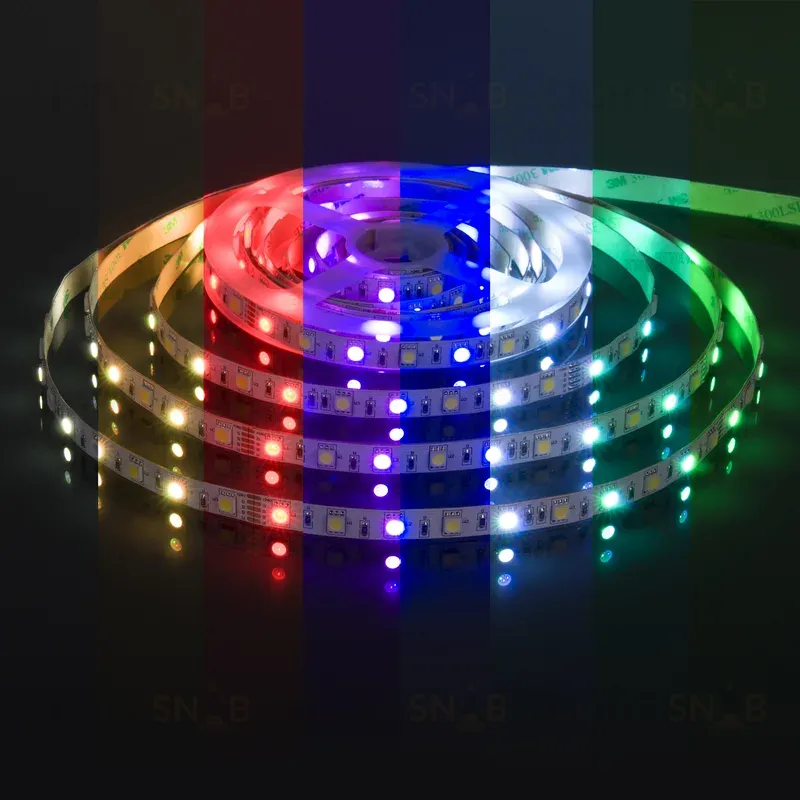 Светодиодная лента Elektrostandard 24V 14,4W 60Led 5050+5050 IP20 MIX RGB/холодный белый, 5м 4690389172274 4690389172274