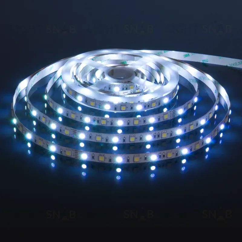 Светодиодная лента Elektrostandard 24V 14,4W 60Led 5050+5050 IP20 MIX RGB/холодный белый, 5м 4690389172274 4690389172274