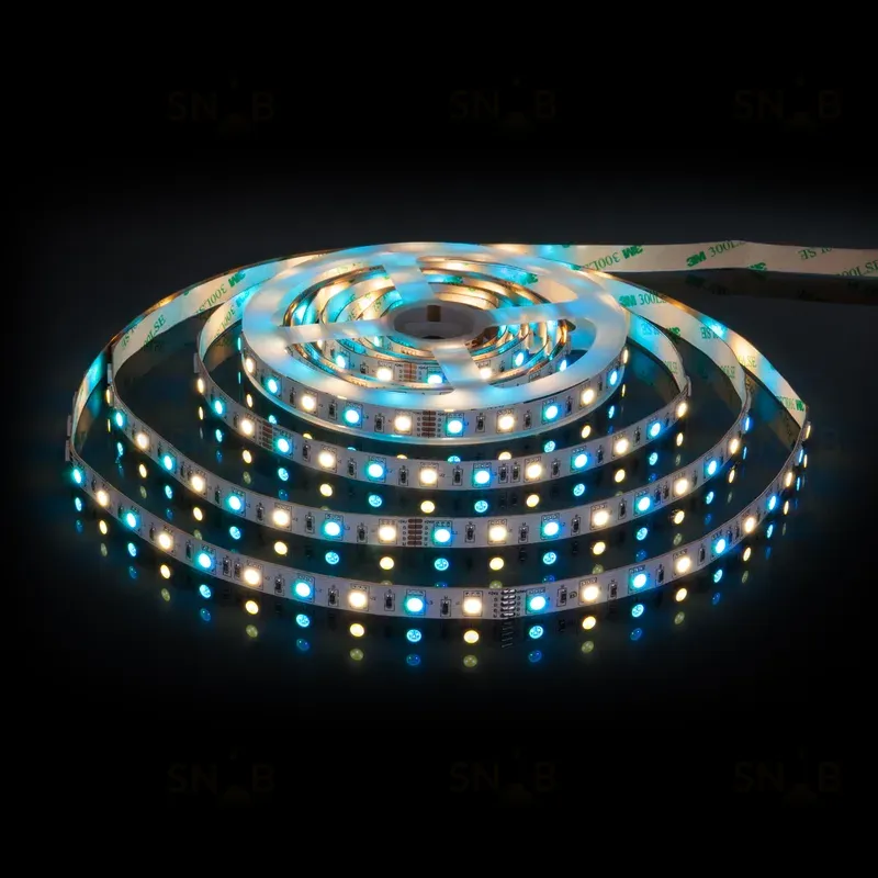 Светодиодная лента Elektrostandard 24V 14,4W 60Led 5050+5050 IP20 MIX RGB/дневной белый, 5м 4690389172267 4690389172267