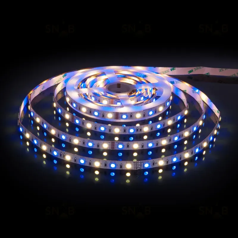 Светодиодная лента Elektrostandard 24V 14,4W 60Led 5050+5050 IP20 MIX RGB/дневной белый, 5м 4690389172267 4690389172267