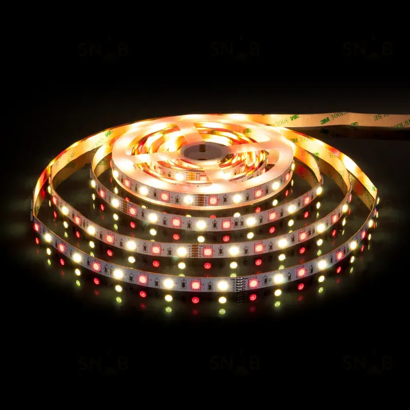 Светодиодная лента Elektrostandard 24V 14,4W 60Led 5050+5050 IP20 MIX RGB/дневной белый, 5м 4690389172267 4690389172267