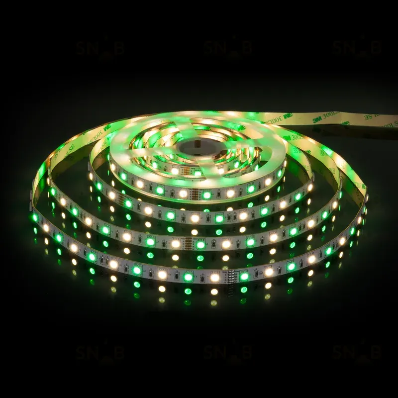 Светодиодная лента Elektrostandard 24V 14,4W 60Led 5050+5050 IP20 MIX RGB/дневной белый, 5м 4690389172267 4690389172267