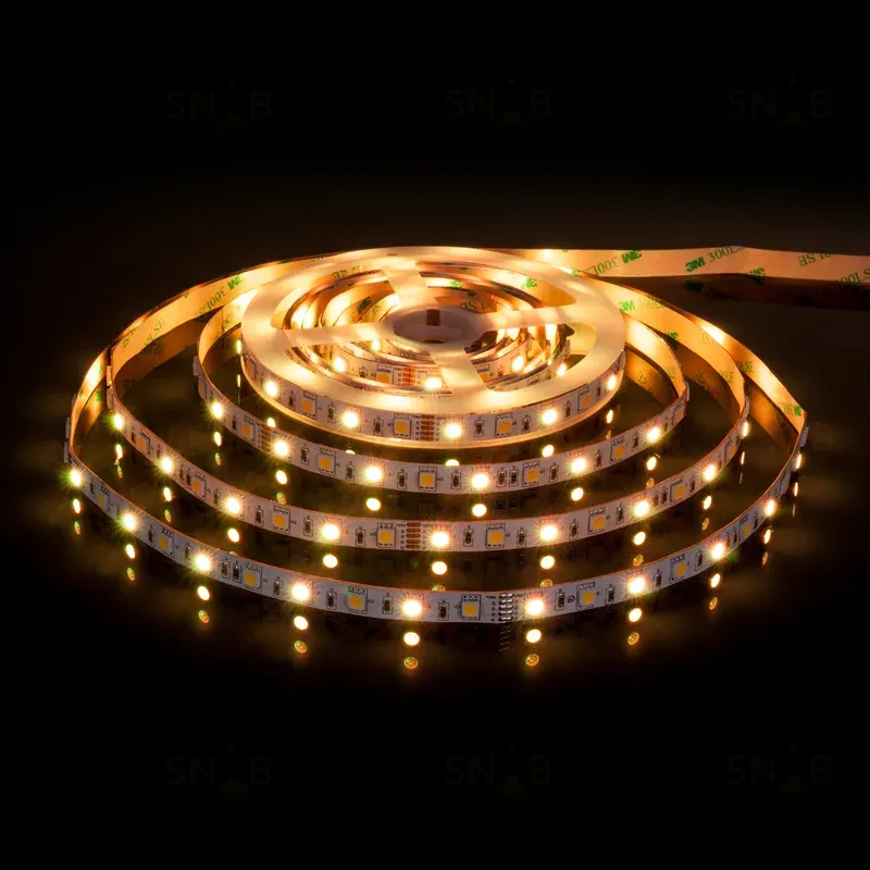 Светодиодная лента Elektrostandard 24V 14,4W 60Led 5050+5050 IP20 MIX RGB/дневной белый, 5м 4690389172267 4690389172267