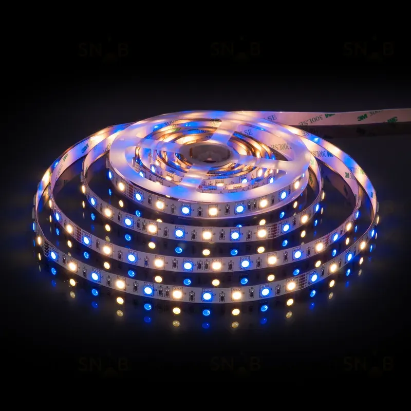 Светодиодная лента Elektrostandard 24V 14,4W 60Led 5050+5050 IP20 MIX RGB/теплый белый, 5м 4690389172250 4690389172250