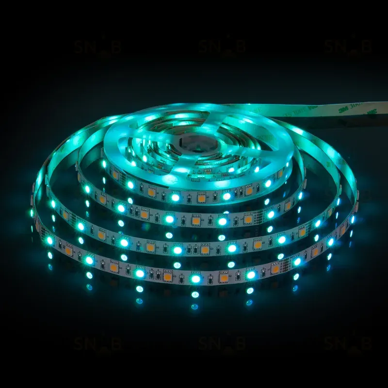 Светодиодная лента Elektrostandard 24V 14,4W 60Led 5050+5050 IP20 MIX RGB/теплый белый, 5м 4690389172250 4690389172250