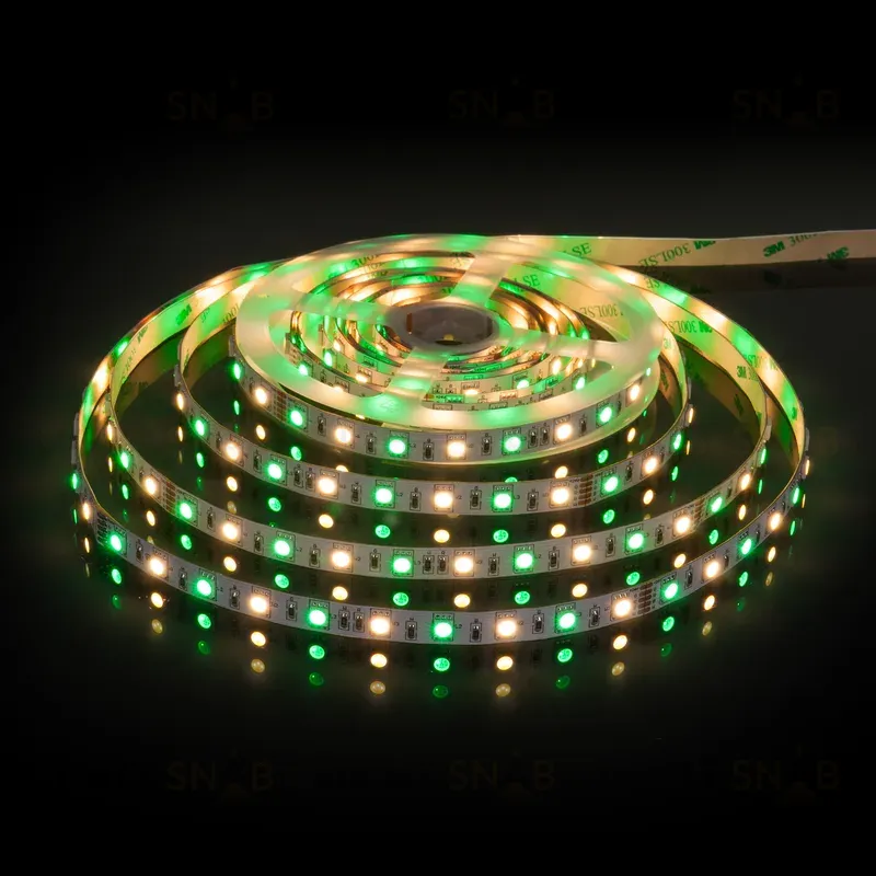 Светодиодная лента Elektrostandard 24V 14,4W 60Led 5050+5050 IP20 MIX RGB/теплый белый, 5м 4690389172250 4690389172250
