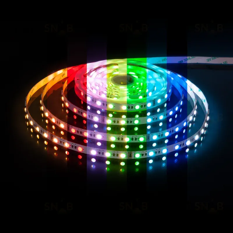 Светодиодная лента Elektrostandard 24V 24W 60Led 5050 IP20 MIX RGB/теплый белый, 5м 4690389172298 4690389172298
