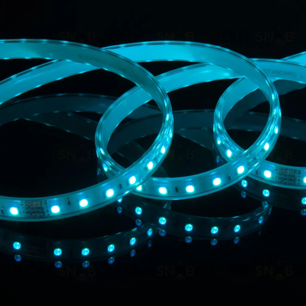 Светодиодная лента Elektrostandard 220V 11W 60Led 5050 IP65 мульти, 50 м 4690389170942 4690389170942