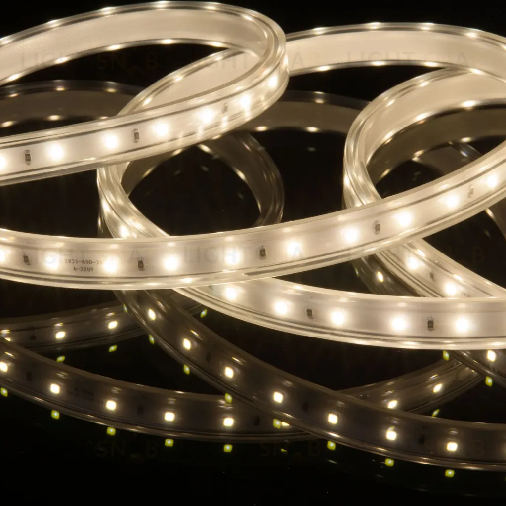 Светодиодная лента Elektrostandard 220V 14,4W 120Led 2835 IP65 дневной белый, 50 м 4690389170966 4690389170966