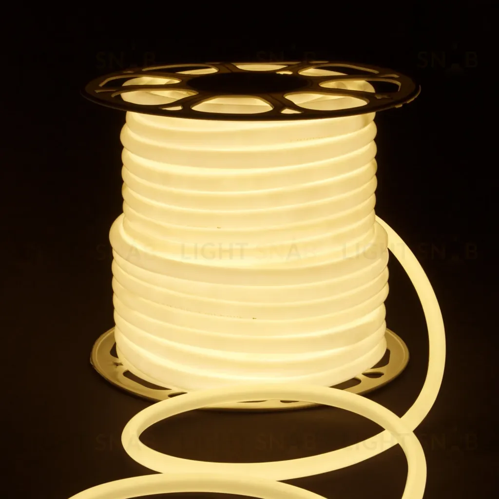 Светодиодный гибкий неон Elektrostandard 220V 9,6W 144Led 2835 IP67 круглый дневной белый, 50 м 4690389167461 4690389167461