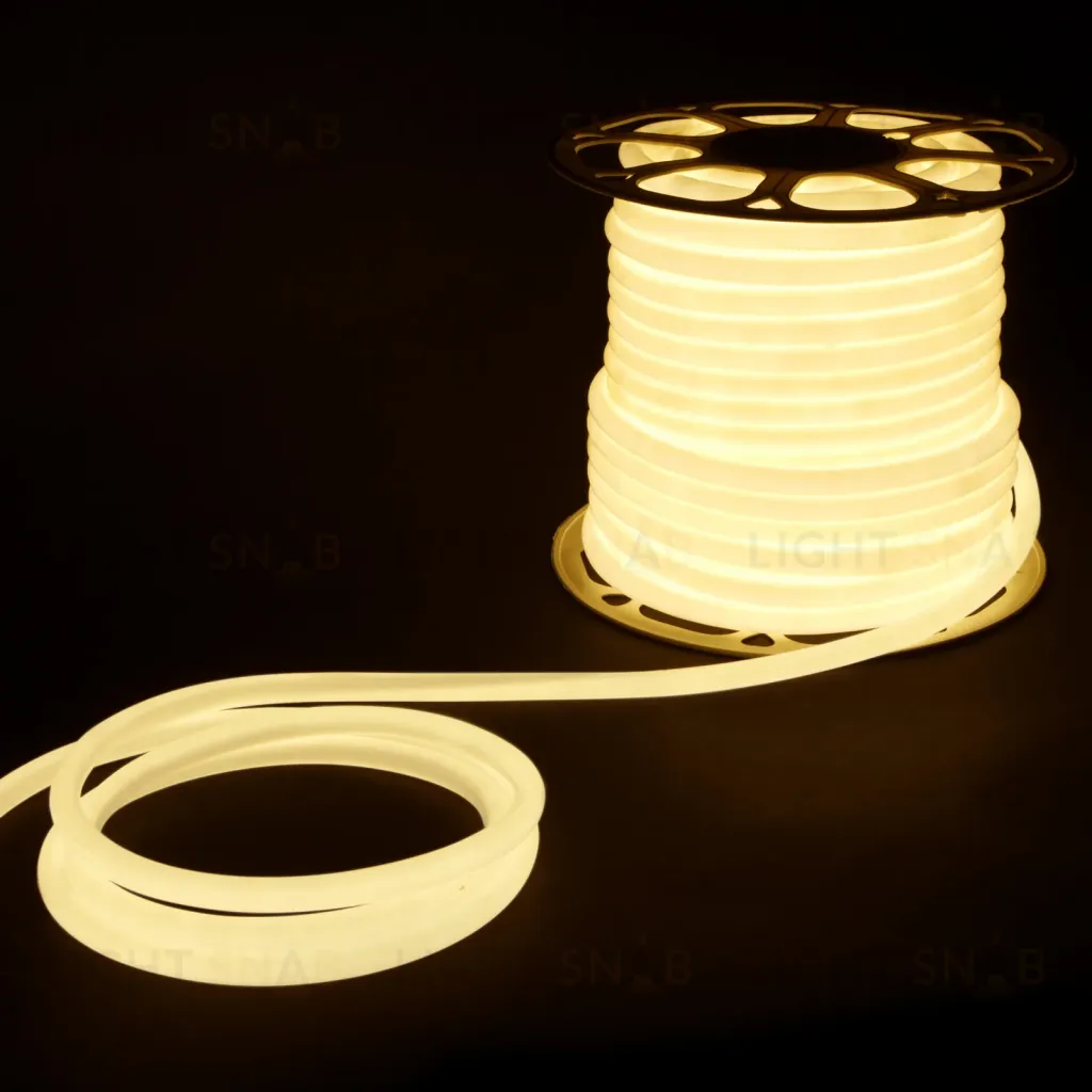 Светодиодный гибкий неон Elektrostandard 220V 9,6W 144Led 2835 IP67 круглый дневной белый, 50 м 4690389167461 4690389167461