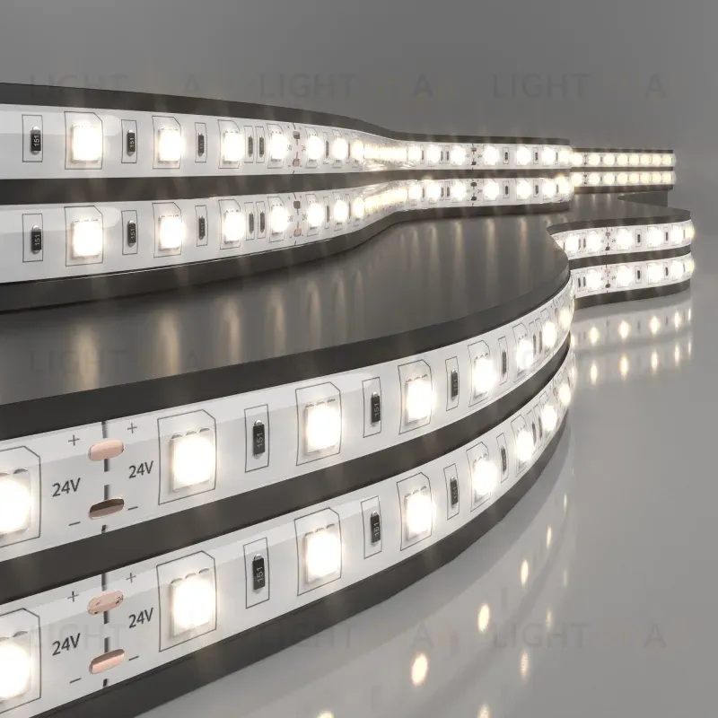 Светодиодная лента Elektrostandard 24V 14,4W 60Led 5050 IP65 теплый белый, 5м 4690389167737 4690389167737