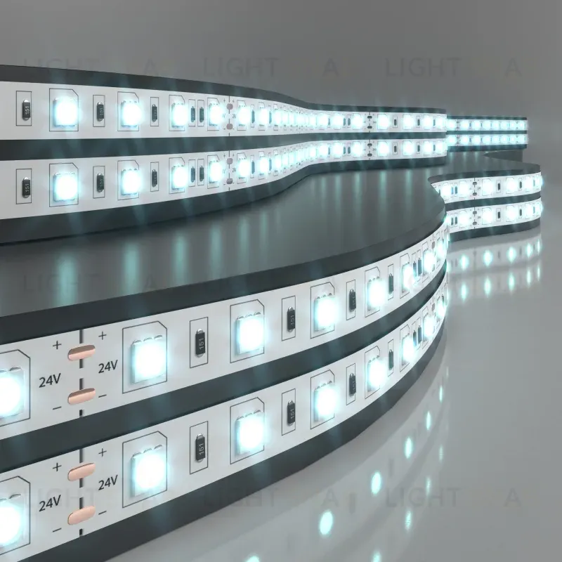 Светодиодная лента Elektrostandard 24V 14,4W 60Led 5050 IP20 холодный белый, 5м 4690389167676 4690389167676