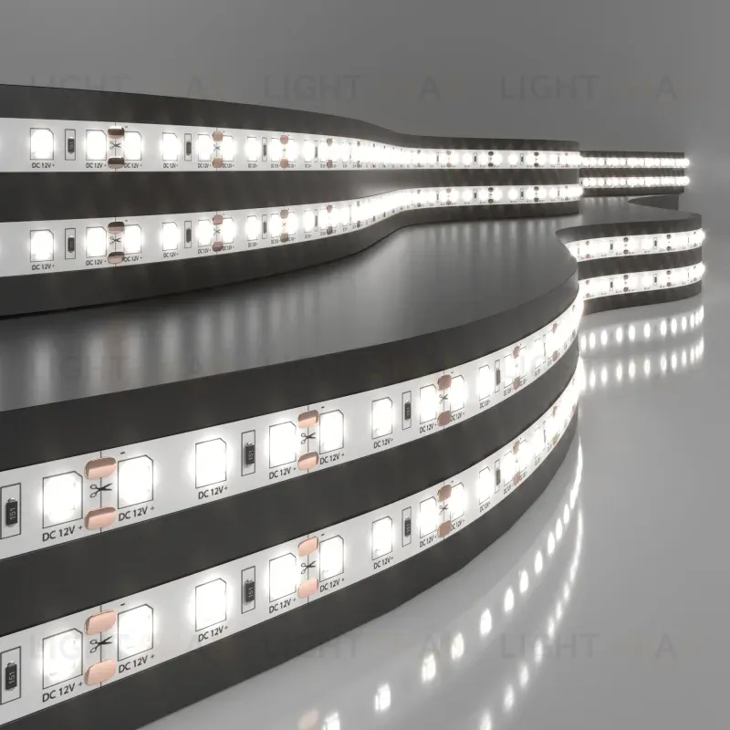 Светодиодная лента Elektrostandard 12V 9,6W 120Led 2835 IP20 дневной белый, 5м 4690389135897 4690389135897