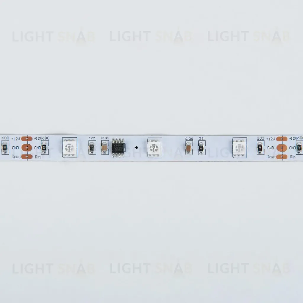 Светодиодная лента Elektrostandard 12V 7,2W 30Led 5050 IP20 RGB, 5м 4690389040160 4690389040160